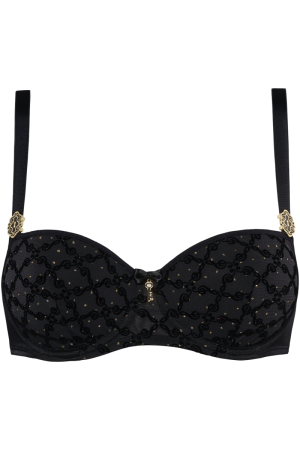 Calliope black & gold print BLACK AND GOLD