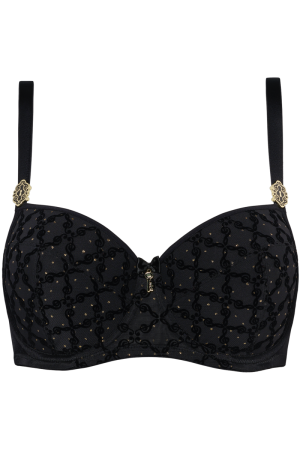 Calliope black & gold print BLACK AND GOLD