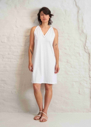 JERSEY KLEED ZONDER MOUWEN perfect white