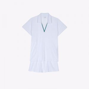C915MPS SHORT + TOP 0001 BLANC