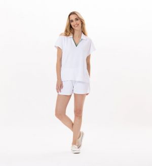 C915MPS SHORT + TOP 0001 BLANC
